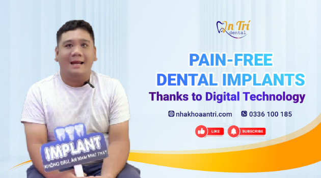 Painless implant with digital technology