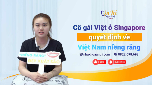 Video: Cô gái Việt ở Singapore quyết định về VN niềng răng